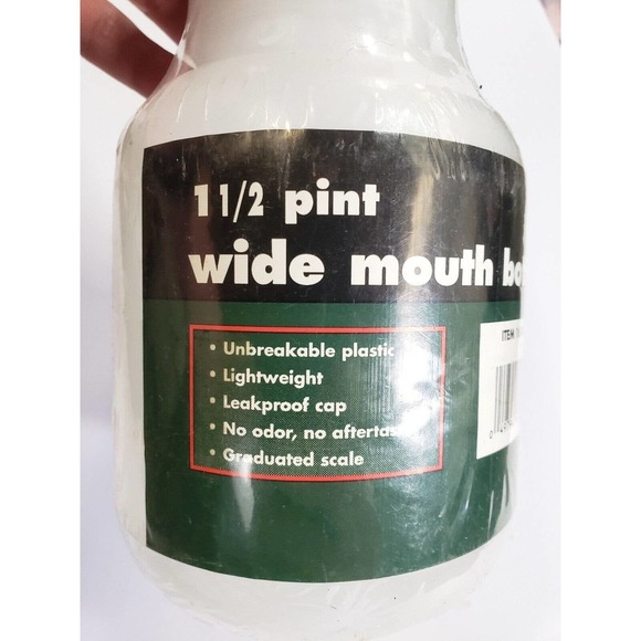 Texsport Authentic Adventure Gear Lightweight 11/2 Paint Wide Mouth Bottle NWT - Picture 2 of 3